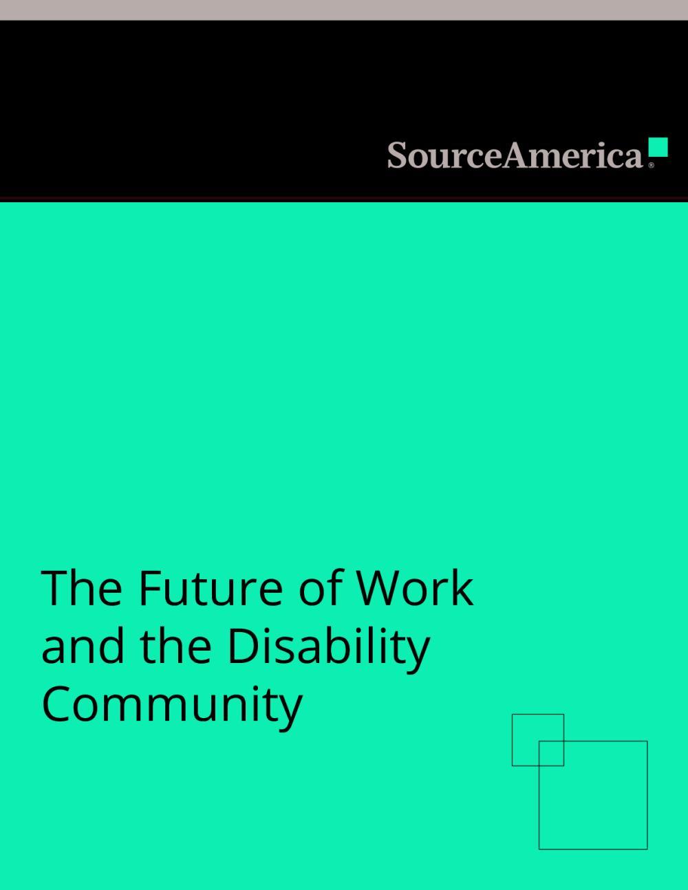 The Future of Work and the Disability Community